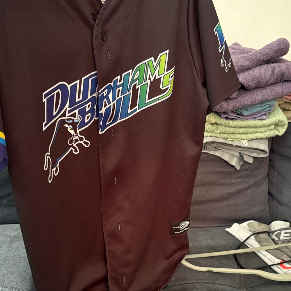 Durham Bulls Boy's Black Shirt